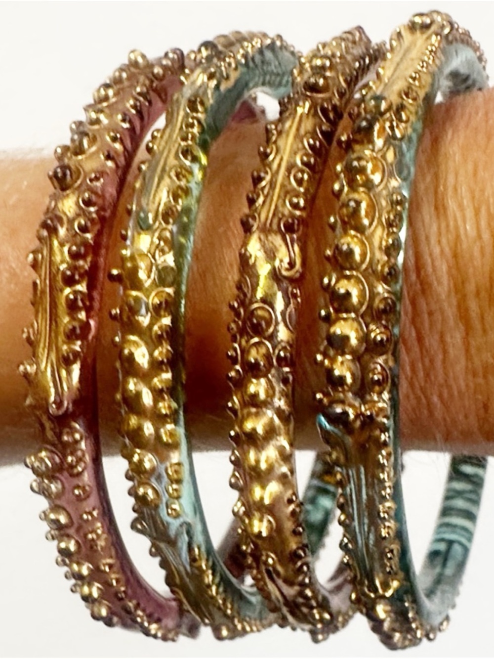 Indian glass bangles
